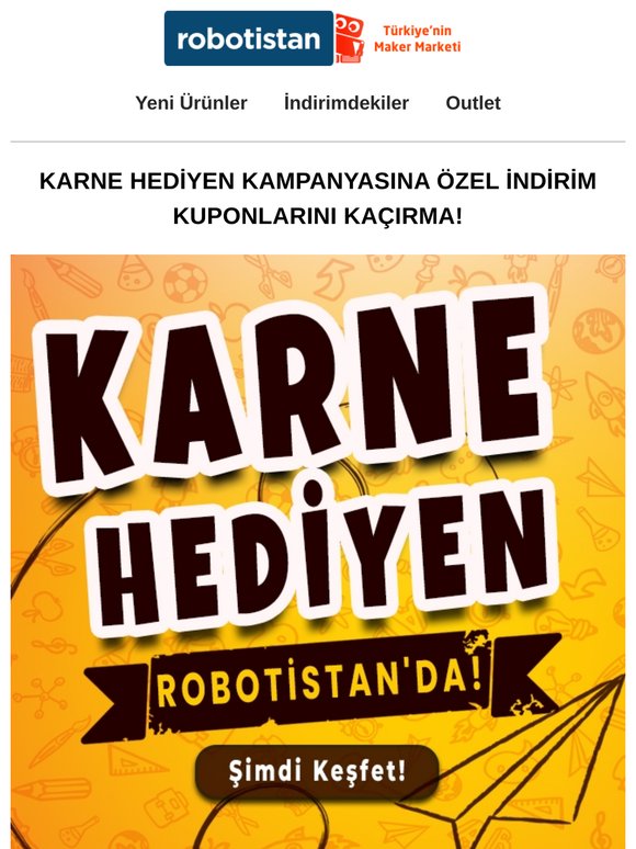 Karne Hediyen Robotistan'da! 🚀