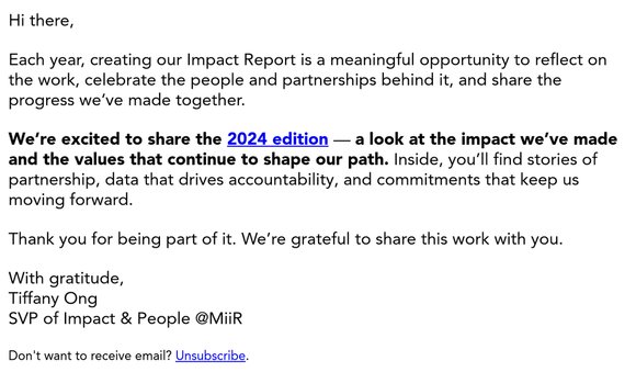 Reflecting on Impact, Together.