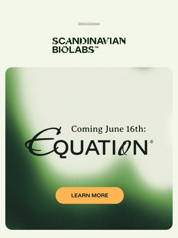 Coming June 16th: The Equation