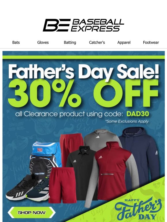 🎉 Celebrate Dad with BIG Savings! 30% Off Clearance