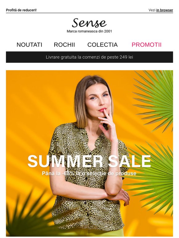 REDUCERILE DE VARĂ au început! Până la -65% la sute de produse!
