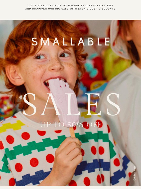 The sales begin! Up to 50% off
