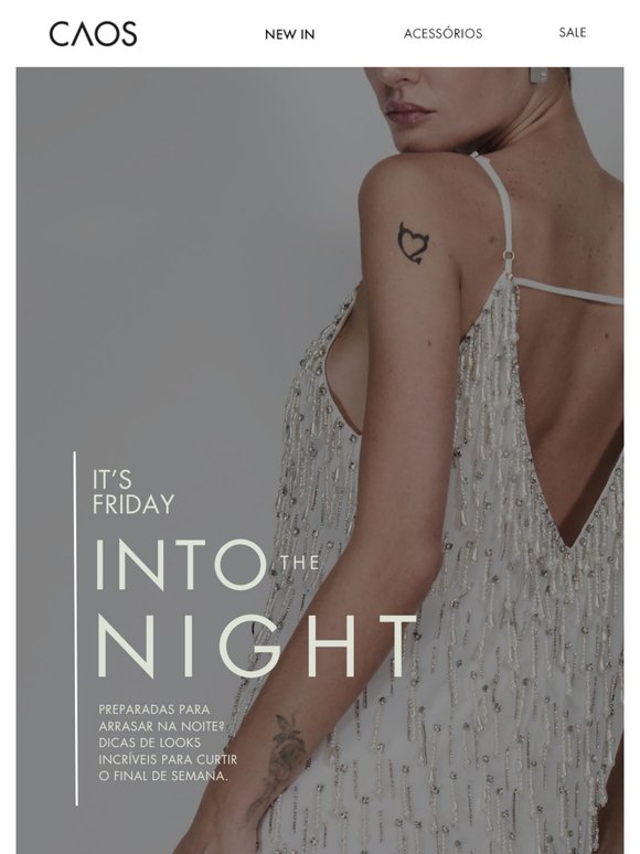 IT’S FRIDAY INTO THE NIGHT: DRESS TO SHINE