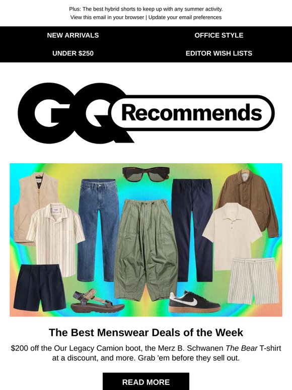 Friday Menswear Sales: Our Legacy Camion Boots and Merz b. Tees