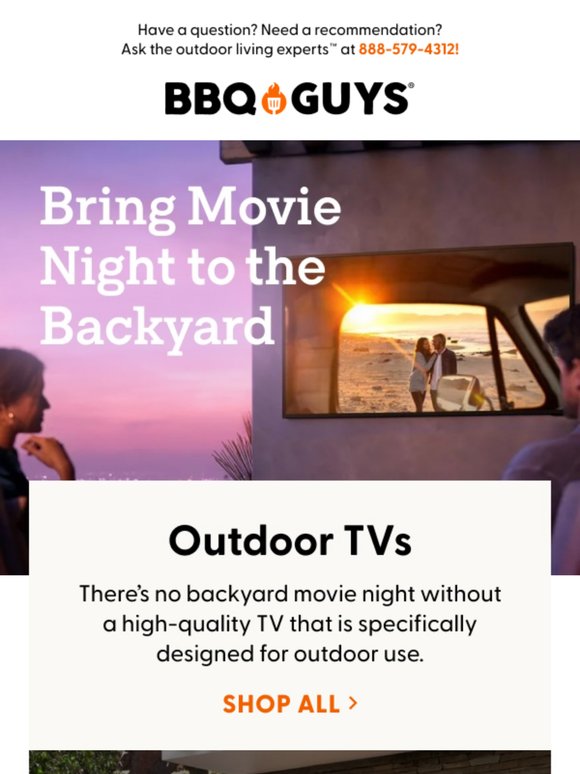 Turn your patio into a premiere venue 🎬🏡