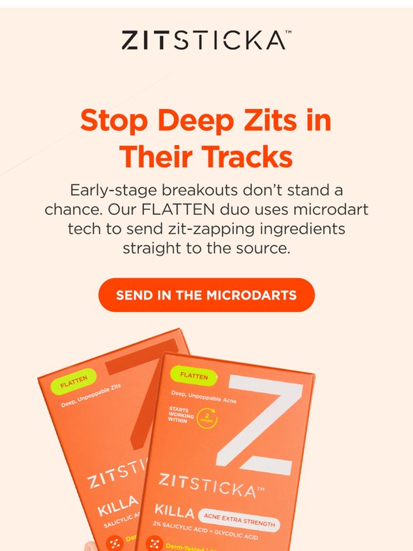 Stop zits before they surface 🚫