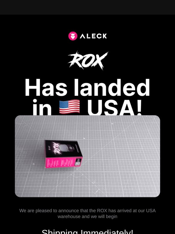 🔥 ROX has landed in USA!