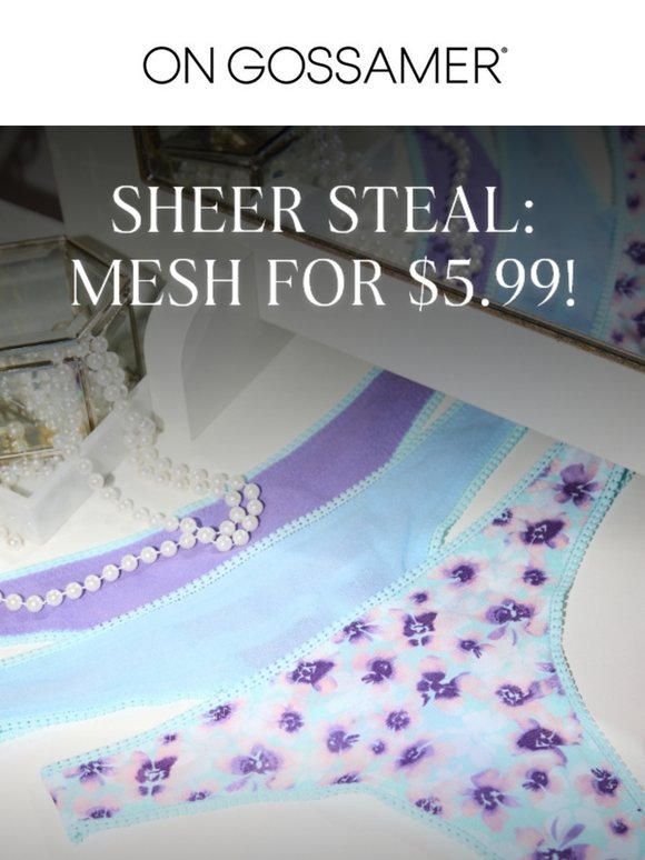 Mesh You’ll Obsess Over—Now $5.99