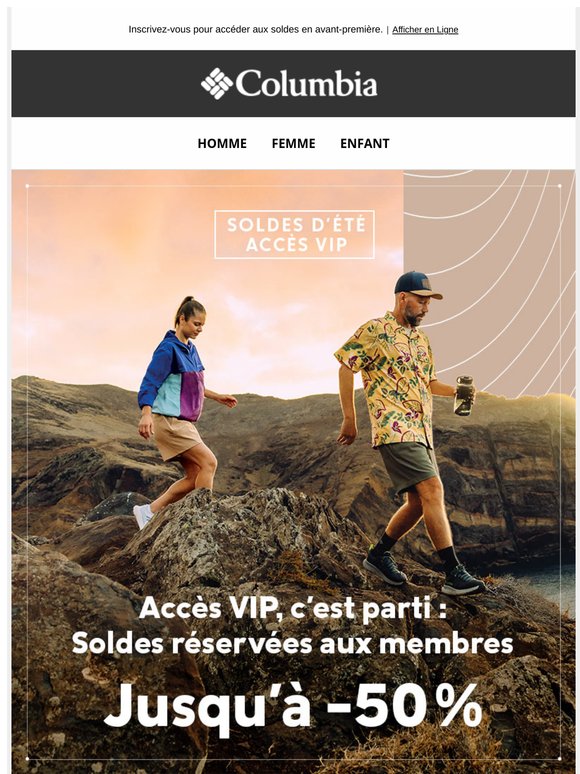 Profitez de jusqu'à -50 % avant le début officiel des soldes.