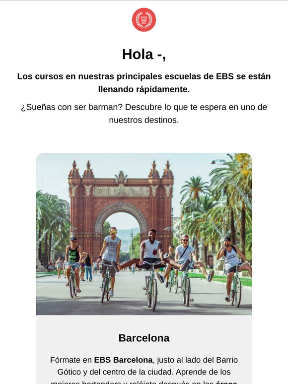 Elige tu Escuela de Coctelería