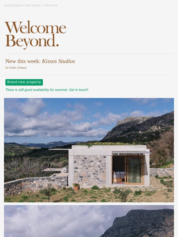 New this week: Kissos Studios
