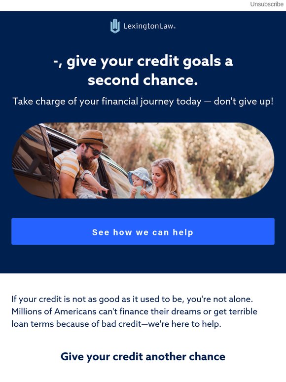 👀 —, take the next step towards credit recovery today.