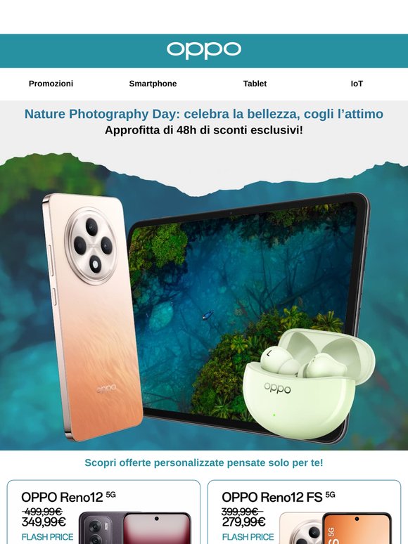 📸 Nature Photography Day: celebra la bellezza con OPPO
