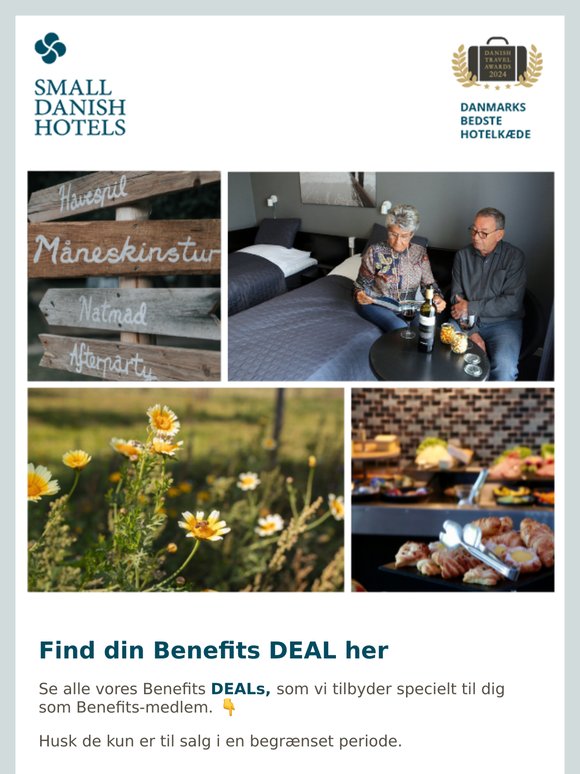 Nyd et dejligt ophold med en Benefits DEAL