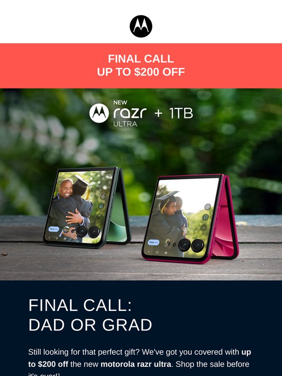 Still don't have a gift for Dad? 🎁📱