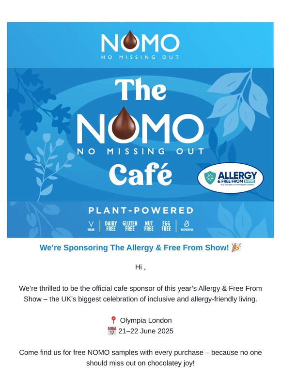 25% Off Allergy & Free From Show!