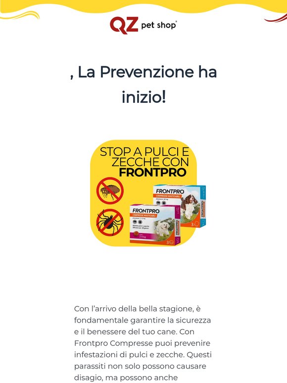 OFFERTISSIMA FRONTPRO ANTIPARASSITARIO