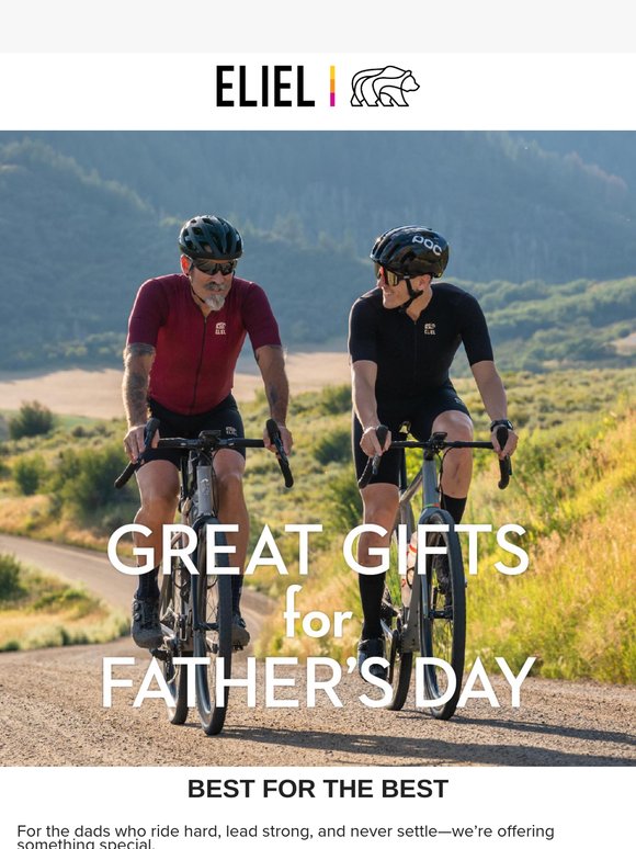 35% on Del Dios + 20% Off Sitewide for Dad 🚴‍♂️