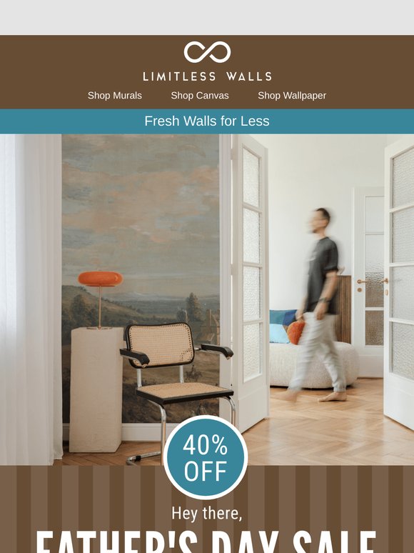 Accent Walls Just Got 40% More Affordable