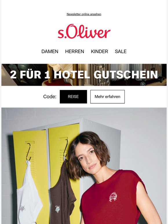 New in: Shirts und Shorts für den Sommer | Dein Geschenk: 2-für-1 Hotelgutschein