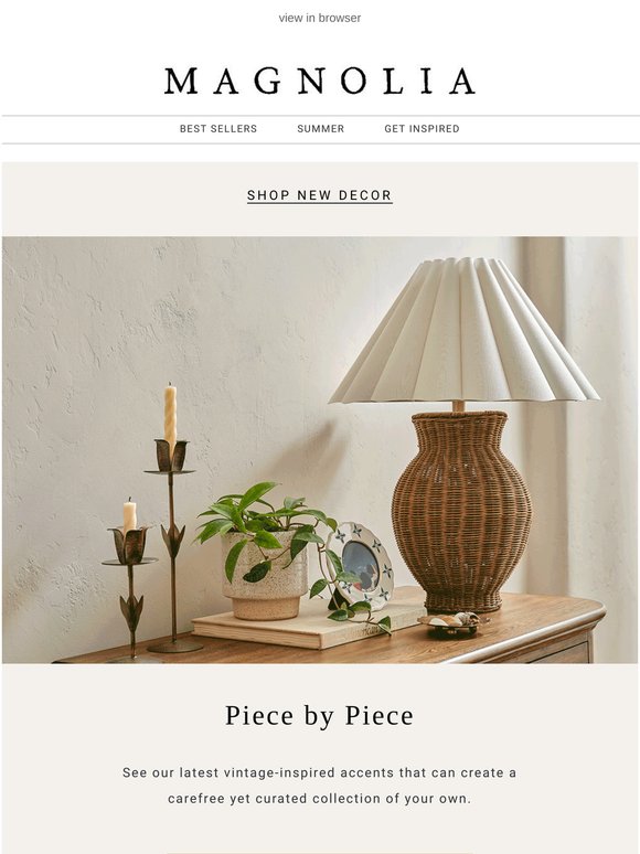 See what's new in decor