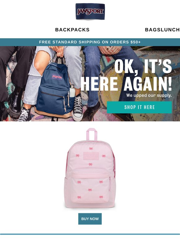 Hey you...your item is back