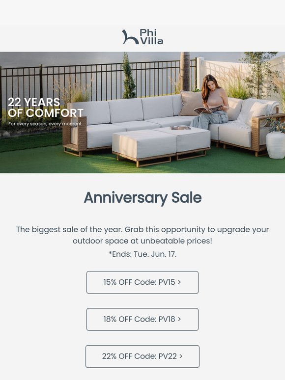 Final days for Unbeatable Anniversary Deals!