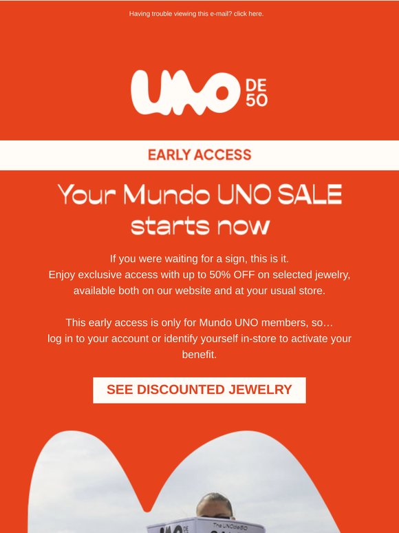 💍 Your exclusive sale has started