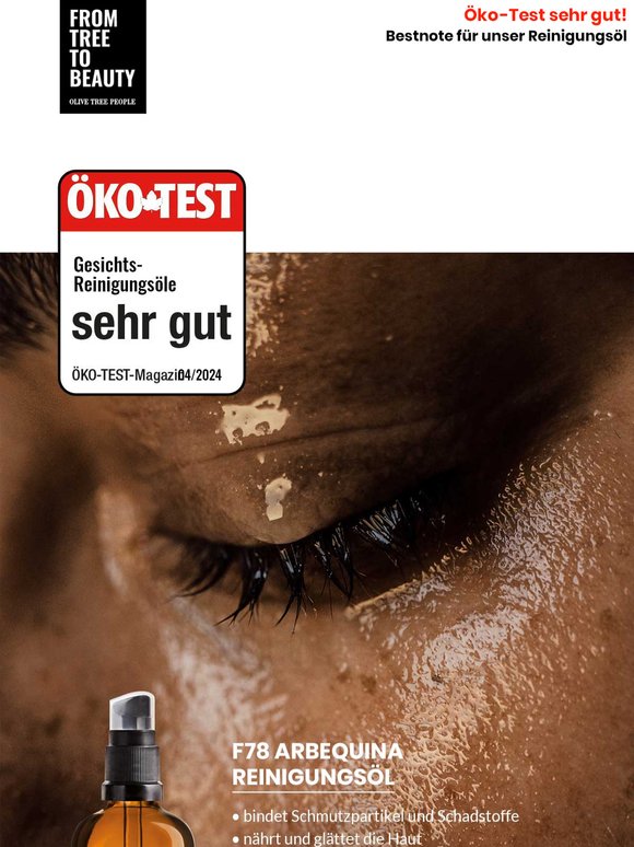 👍 Öko-Test "sehr gut" für unser Reinigungsöl