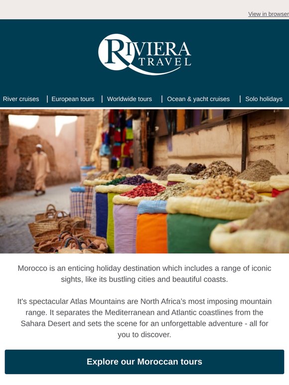 Discover the mountains and markets of Morocco