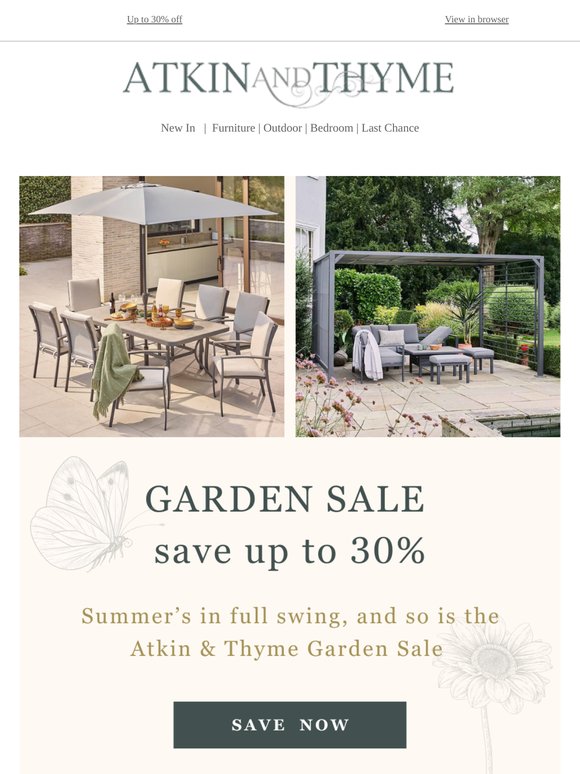 Garden Sale | Limited Time Only