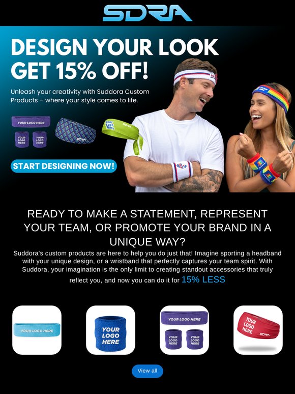 Design Your Own Look with Suddora and save 15% Off
