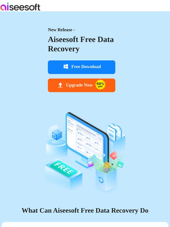 Free Data Recovery: Recover Any Lost File