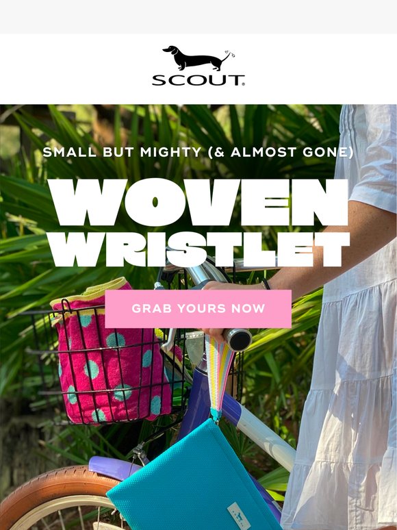 🚨 Low Stock Alert: Woven Wristlet