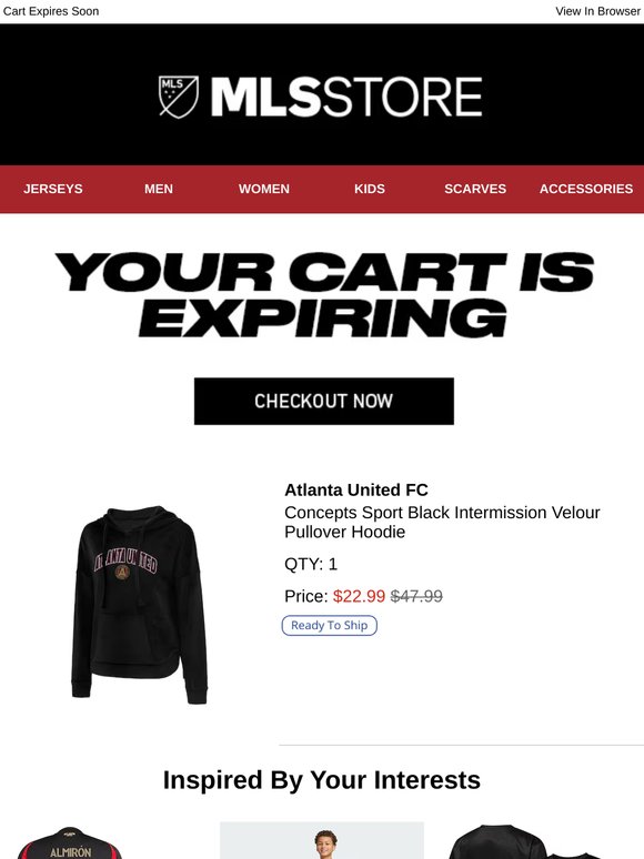 Last Chance For Your Cart