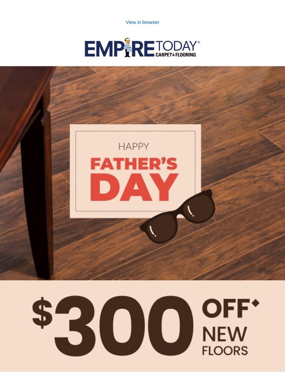 $300 Off New Floors That Dads Will Love