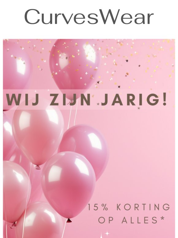 Let's Party! Van 13-20 juni 15% korting op alles!