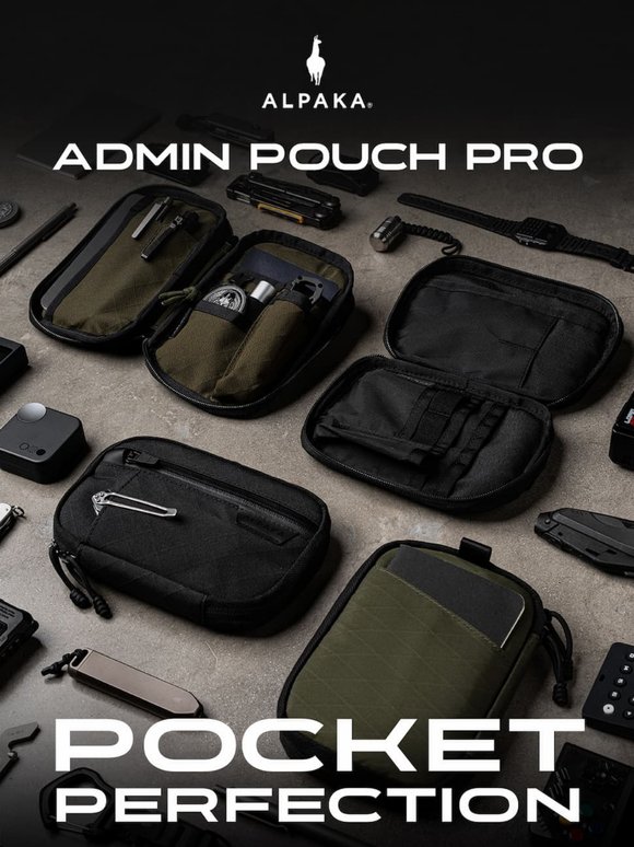 NEW: Admin Pouch Pro – Pocket Organization Evolved 🎯
