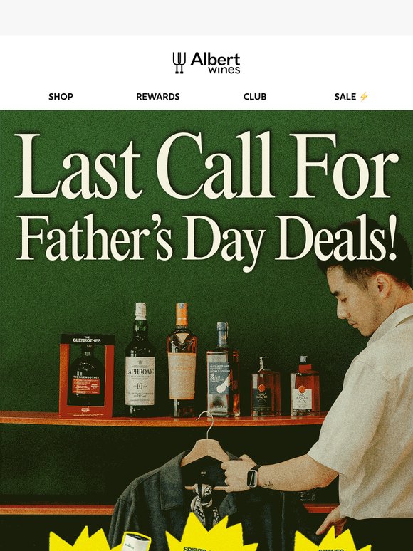 ⏰ LAST CALL! 🍷 Gifts Dad Will Love!