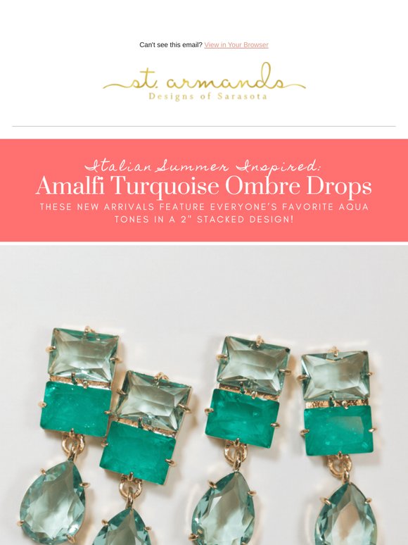 New Arrival! The Turquoise Ombré Earrings You Need This Summer