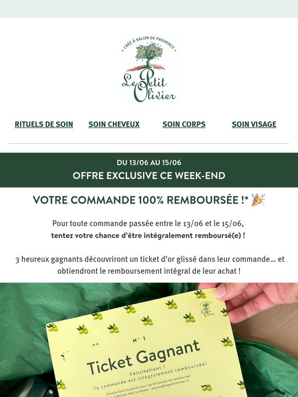 Gagnez votre commande !