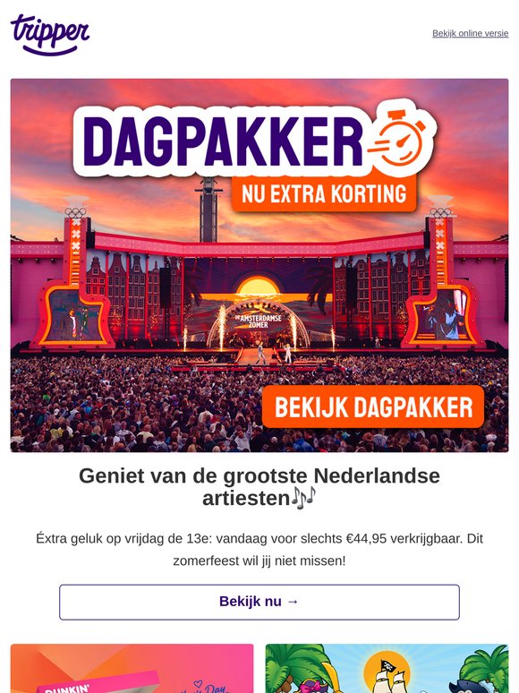 Dagpakker: De Amsterdamse Zomer🎶
