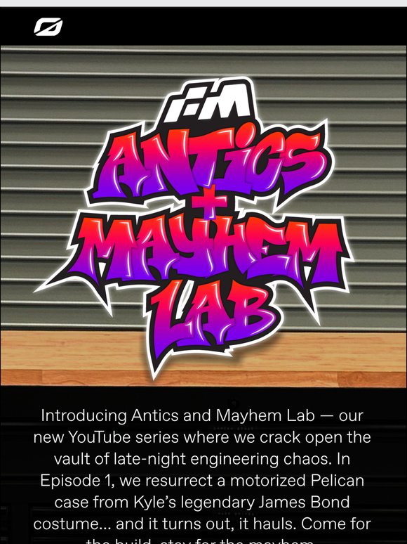 Introducing: The Antics and Mayhem Lab 🚀