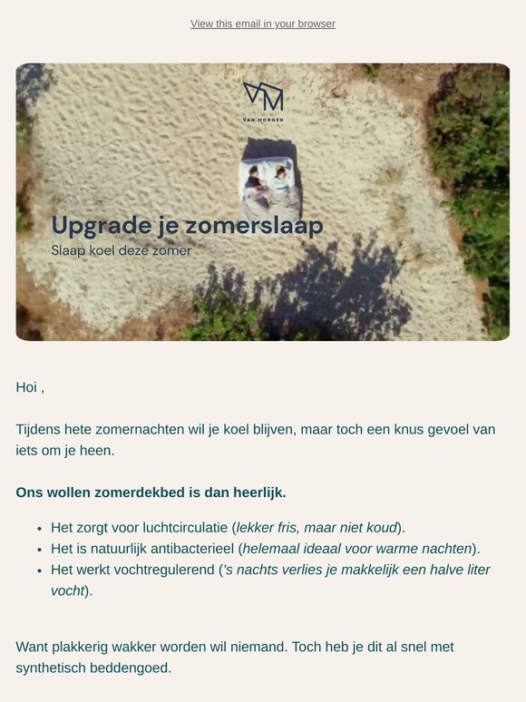 Zo slaap je koel tijdens warme nachten 🌡️💤