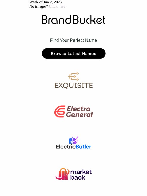 Your Weekly Digest of New Names