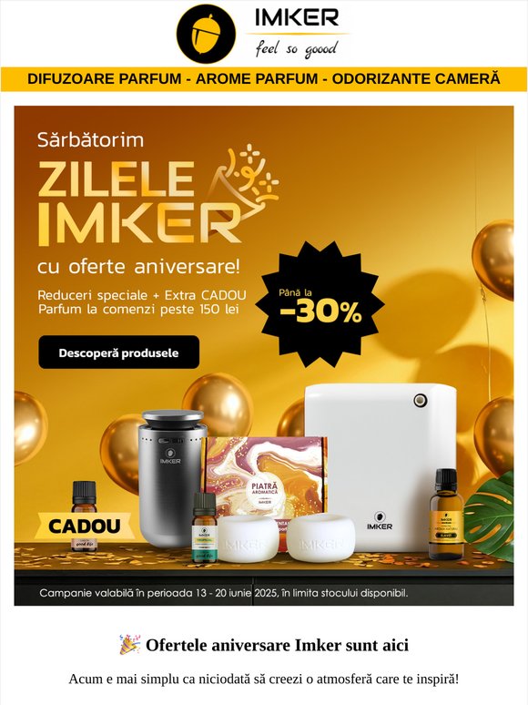 START la oferte 🎁 Reduceri și surprize aniversare