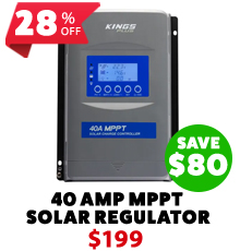 Plus 40 AMP MPPT Solar Regulator