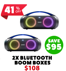 2 x Bluetooth Boom Box
