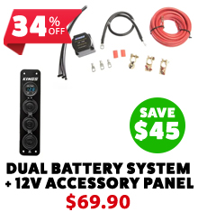 Dual Battery System + 12V Accessory Panel