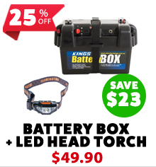 Battery Box + Illuminator LED Head Torch